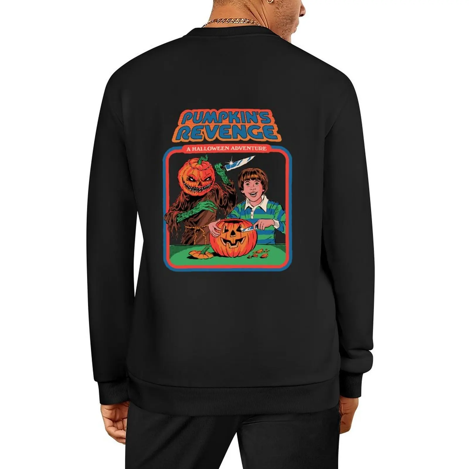 

Pumpkins Revenge Pullover autumn jacket men autumn new products men's clothes korean clothes men's sweatshirt