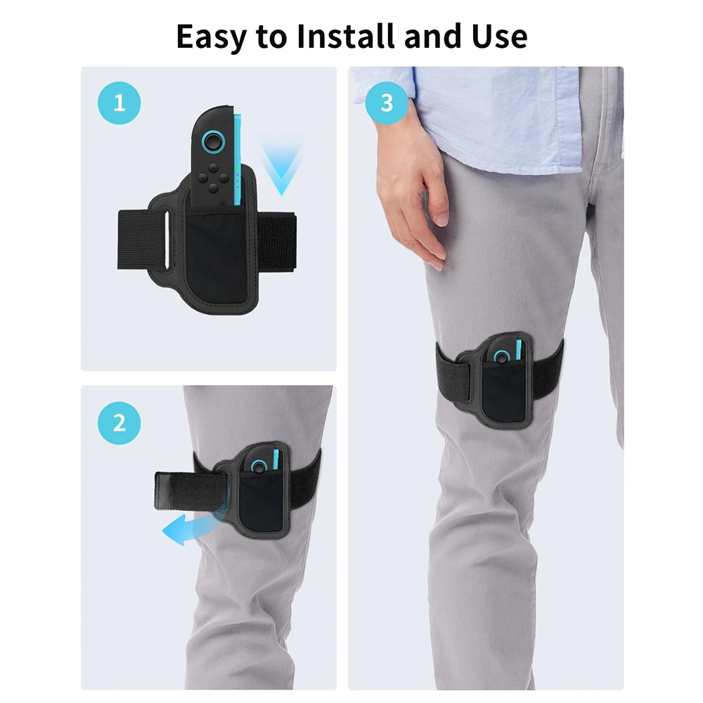 Correia de perna para Nintendo Switch Ring Fit Adventure e Switch Sports