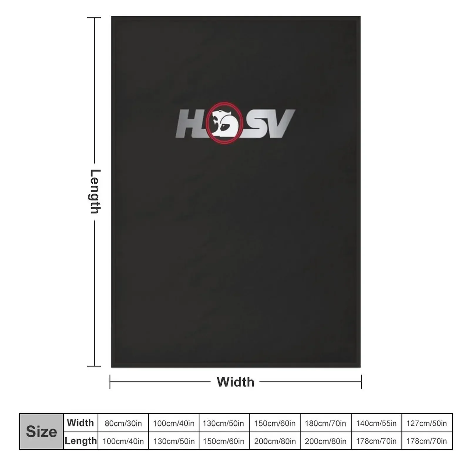 BEST SELLING - HSV Essential T-Shirt Throw Blanket Stuffeds Vintage Luxury Throw Blankets