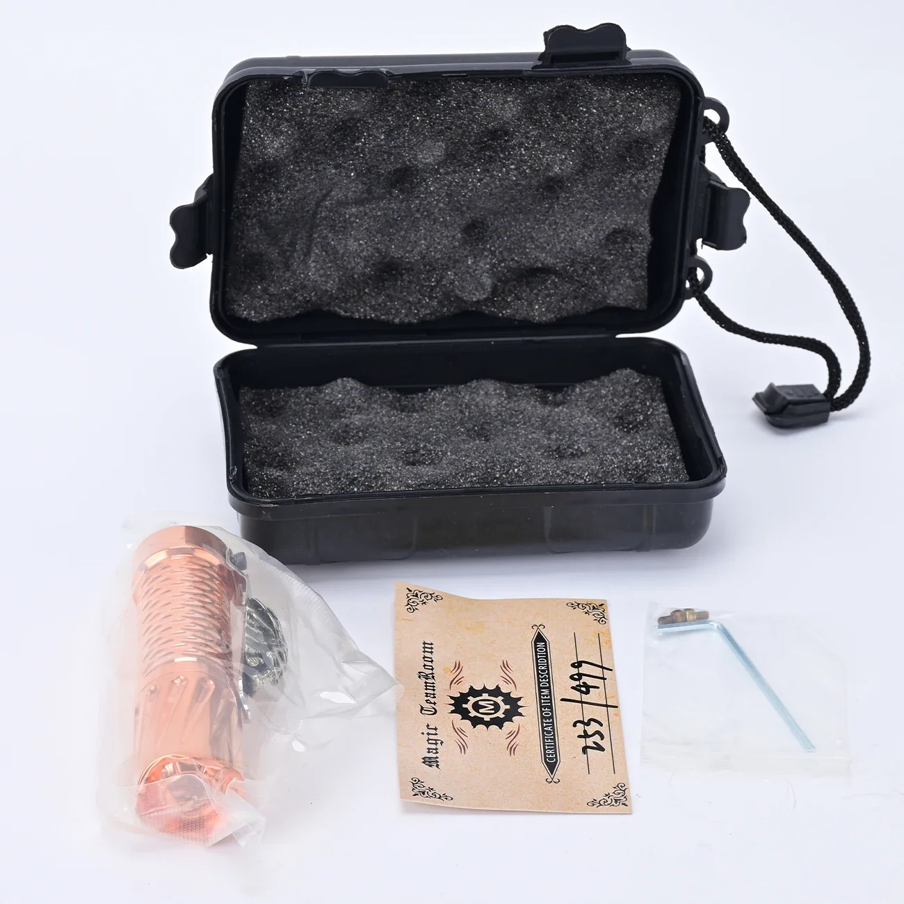 wolfcoolvape Able Lyfe Style Red Copper Mechanical Vape Mod for 18650 Battery Fit Kennedy 25mm RDA Cloud Chasing Mech