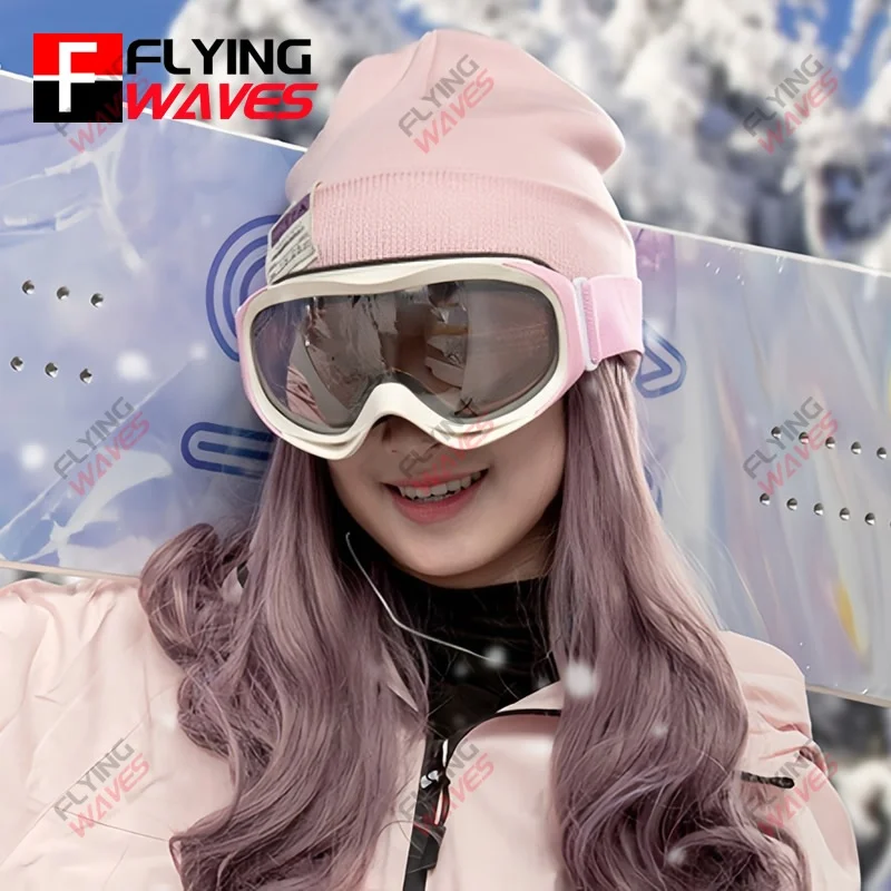 

New OTG Ski Goggles Helmet Compatible Snow Sports Glasses for Adults Youth Snowboard 100% UV Protection Double-Layer Anti-Fog