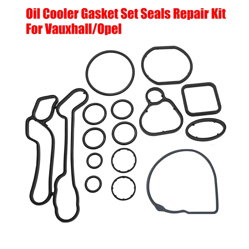 

Комплект для ремонта уплотнений масляного радиатора двигателя автомобиля, прокладки для Vauxhall/Opel Astra H J Mokka Vectra C 1,8, бензин подходит для Fiat Croma 2005-2010