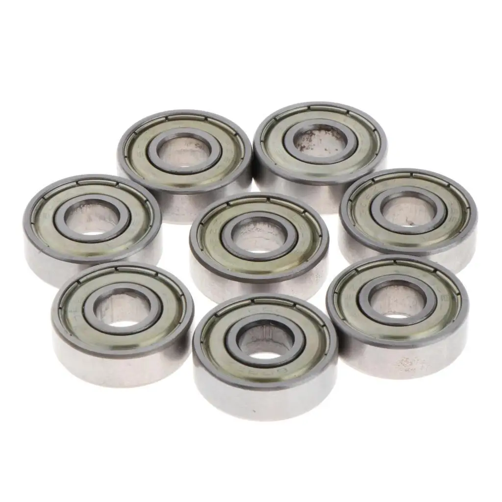 8pcs Skateboard Longboard Bearing Precision ABEC7 for Inline&Roller Skate Scooter Wear Resistant Skateboard Bearings