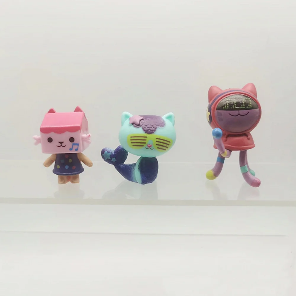 13 Stks/set Gabby Poppenhuis Actiefiguur Speelgoed Mercat Cartoon Dieren Lachende Kat Knuffel Gaby Meisje Anime Poppen Kinderen Verjaardagscadeaus