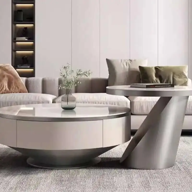 

Modern Decoration Coffee Table Living Luxury Room Nordic Aesthetic Minimalist Side Table Simple Mesa Auxiliar Home Furniture