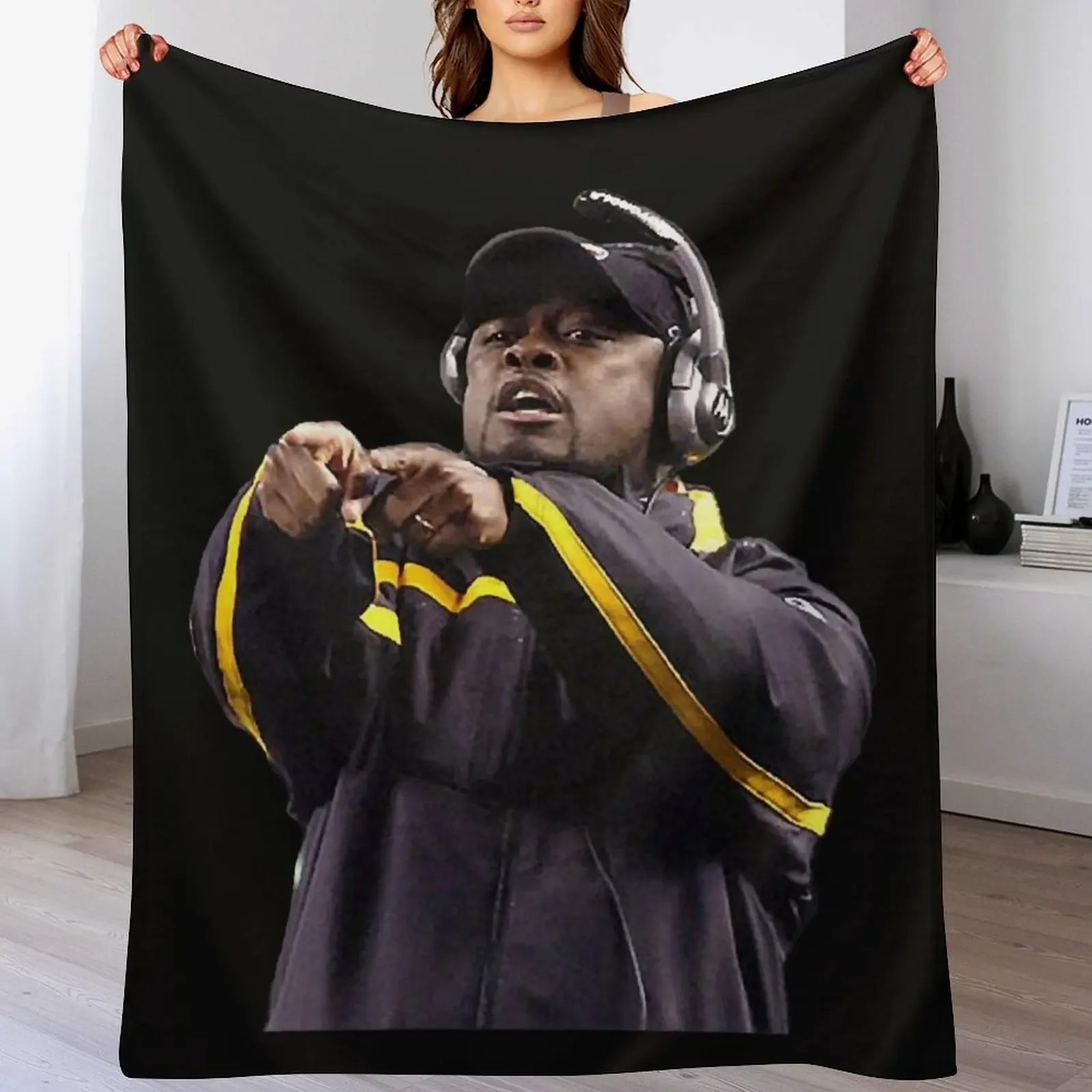 

Mike Tomlin Classic Throw Blanket Thin Soft Blanket for Summer Night Sleeping