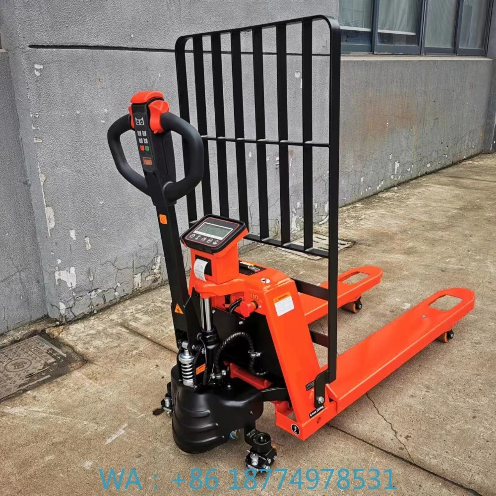 

Battery Powered Durable and Efficient 5Ton Electric Pallet Truck with Scale 2000kg Steel Pallet Jack Lithium