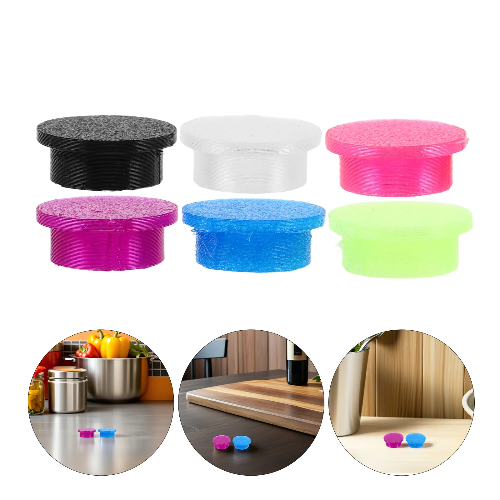

12Pcs Glass Vial Caps Leakproof Dustproof Replacement Lids Reusable Colorful Covers for Lab Clinical Insulin Vial Bottle