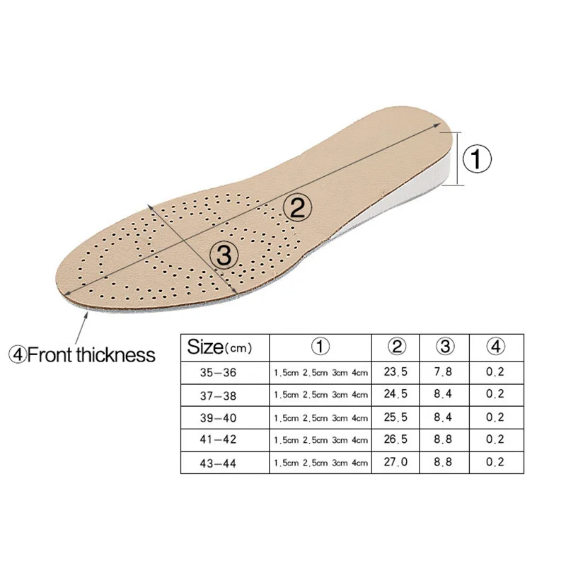 نعال جلد البقر المزدوج للرجال والنساء أحذية رفع أطول زيادة منصات نعل للجنسين إيفا غير مرئية الارتفاع زيادة النعال #5