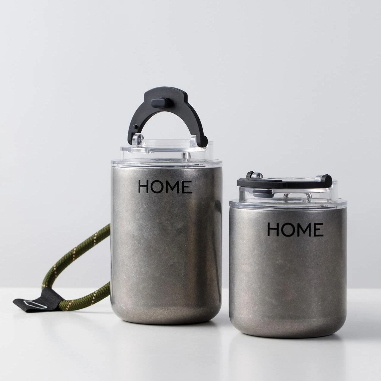 Ceramic Coffee Cup, Men's and Women's Portable Insulated Cup, High-End Stainless Steel Vehicle-Mounted Drinking Water Cup