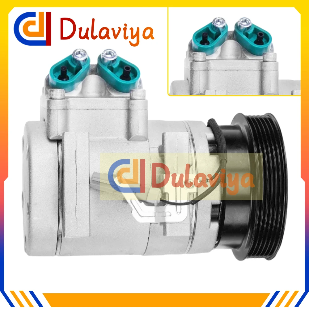 

AC Compressor with Clutch for Dodge Stratus Chrysler Sebring Ford Ecosport 2004-2006 2.7L 2.4L 4596-550AB RL596550AC 6PK