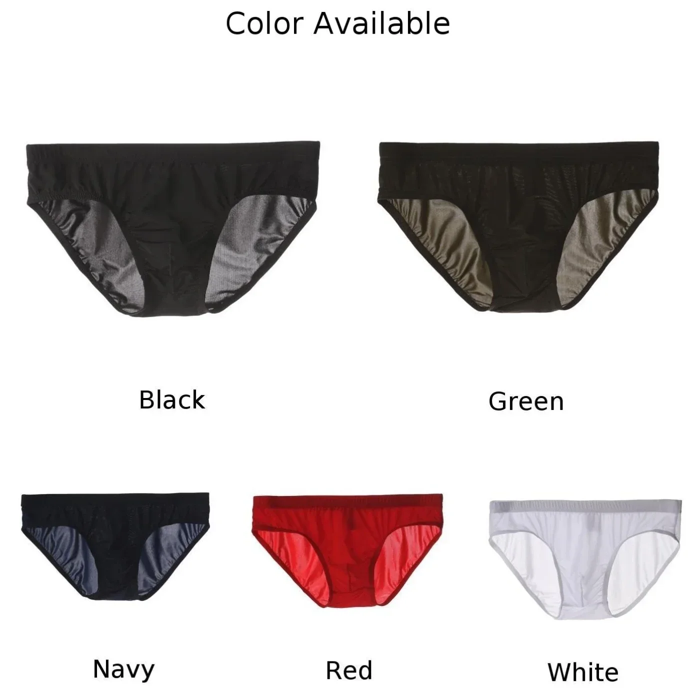 Slip taille basse translucide pour homme, sous-vêtement en poudres douces, culotte élastique, slip fin transparent, bikini transparent, lingerie 7.0