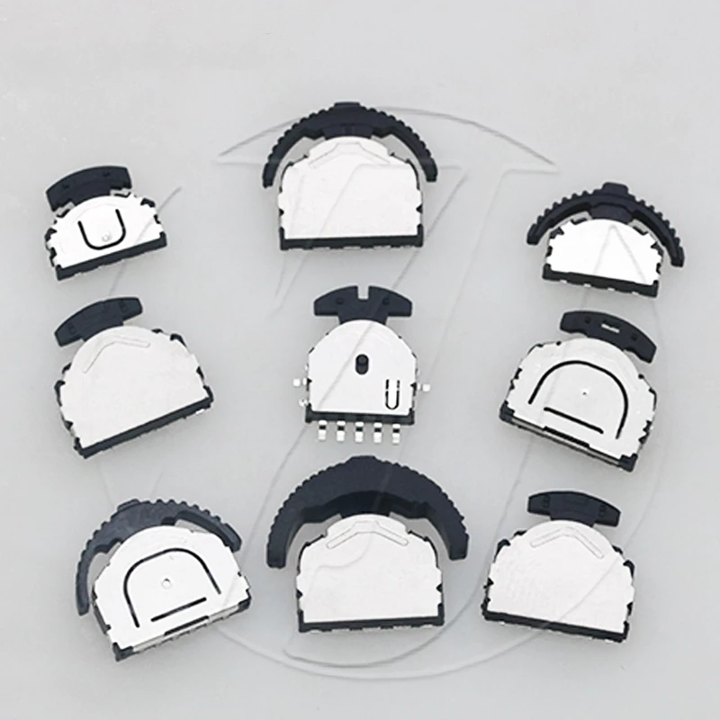 10PCS Dial Wheel Switch Size Head 3 Feet Patch Reset Encoder MP3 MP4 Pulsator Roller Shaking Head Button Switch