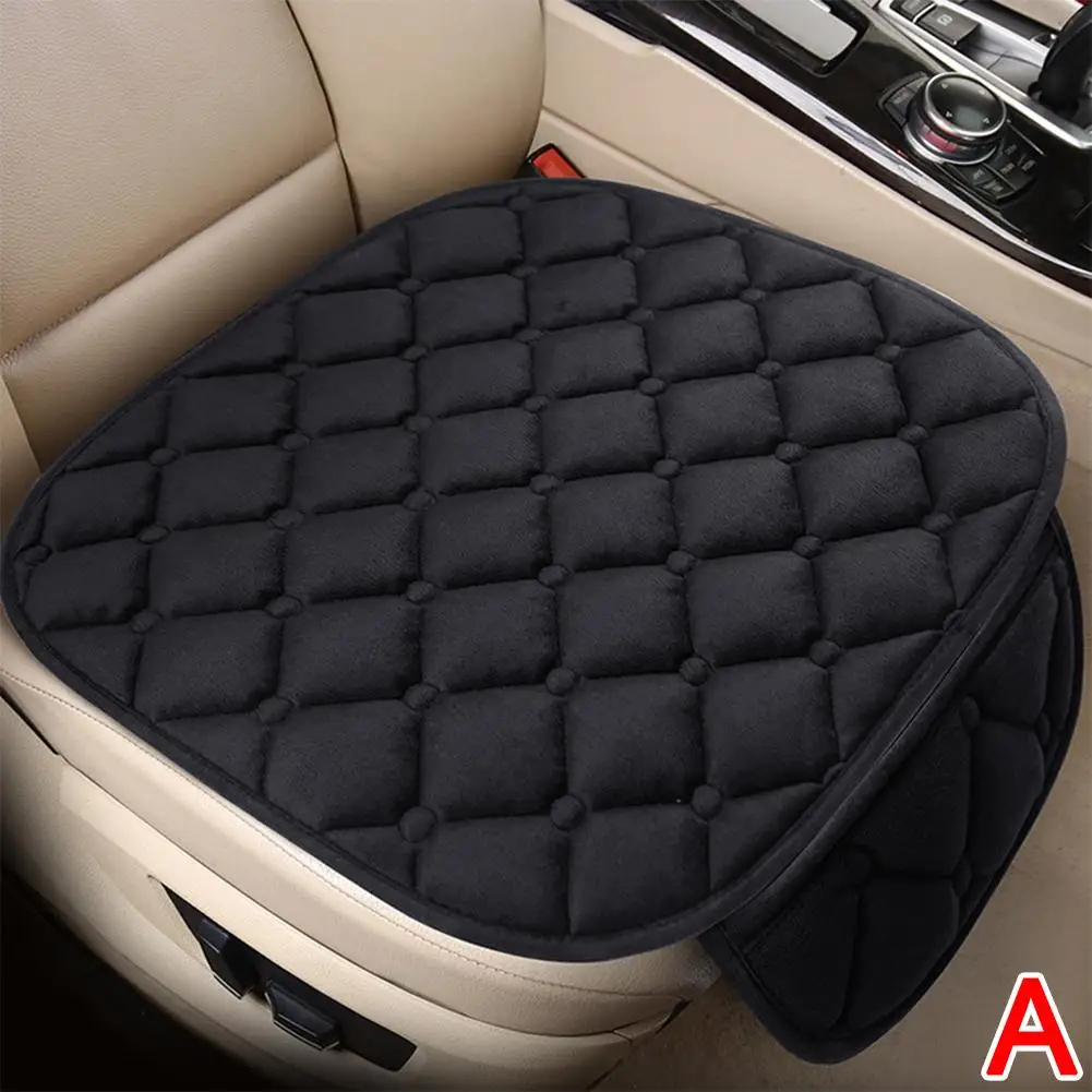 Car Seat Covers Plush Anti Scratch Automotive Seat Protector Cushion Auto Front/Rear Seat Pad Universal Mats All Seasons