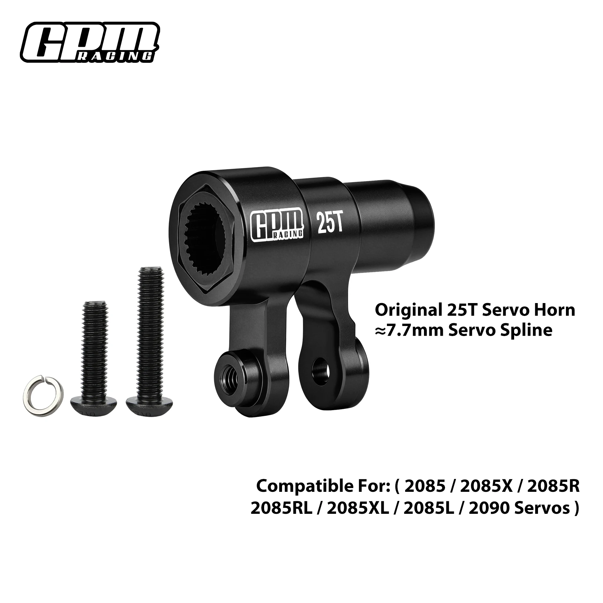 GPM Aluminum Original 25T Steering Servo Horn For TRAXXAS XRT X-MAXX 6S 8S