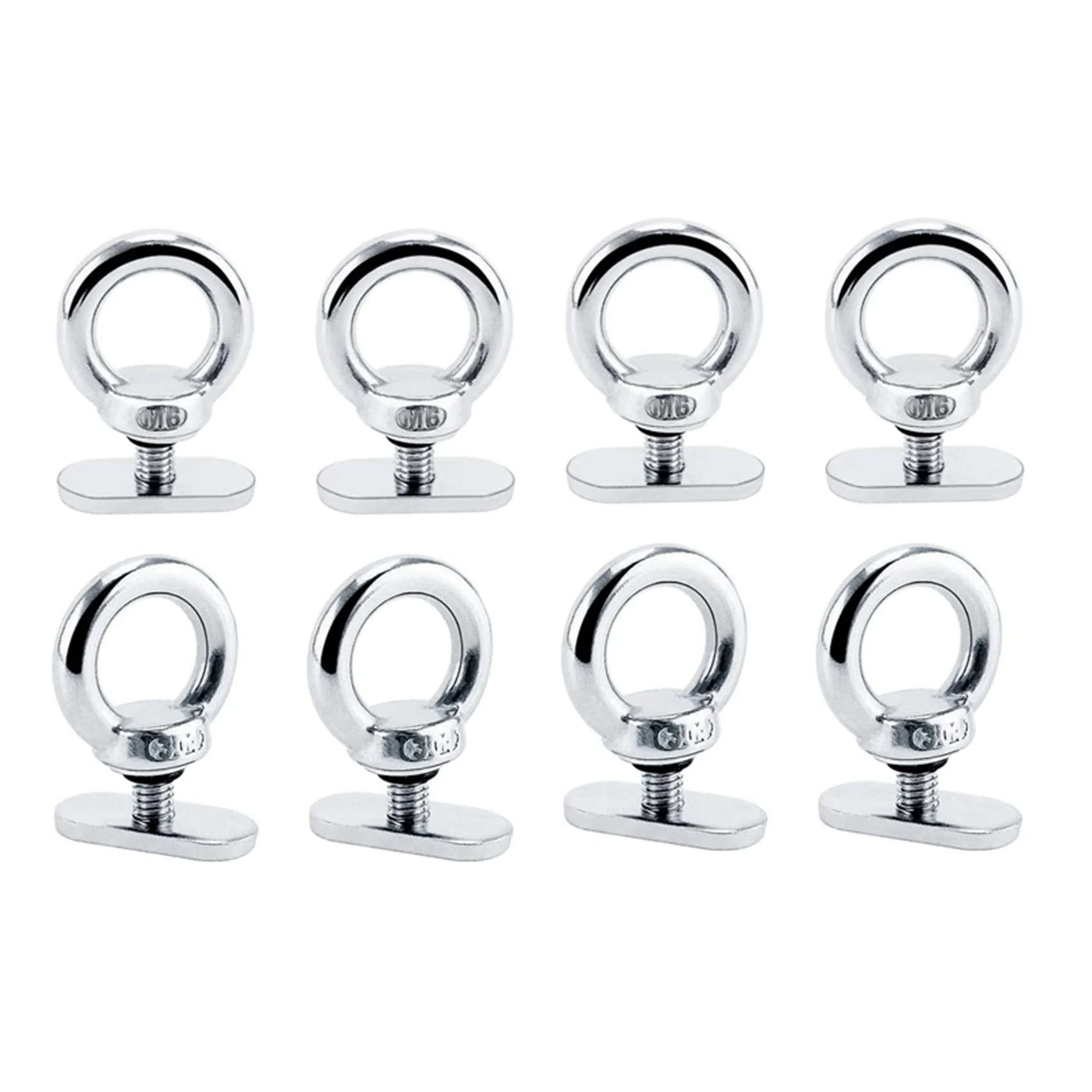 ABMW-8Pack الفولاذ المقاوم للصدأ كاياك المسار جبل التعادل أسفل العيينة السكك الحديدية ملحق لقارب قوارب الكاياك