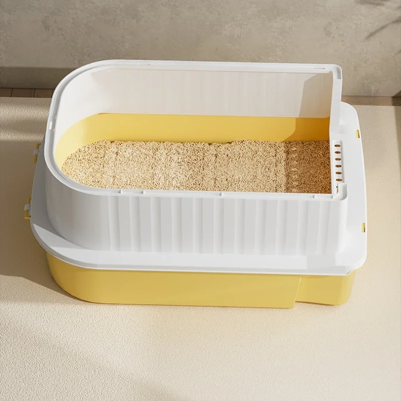 Defecation Accessories Stainless Steel Jewelry Litter Box Side Entrance Extra Large Hiding Litter Box Arenero Gatos Pet Products