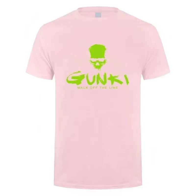 2024 Gunki Men T Shirt Summer Casual Short Sleeve T-shirts Mans Cool Tops Gunki Tshirt