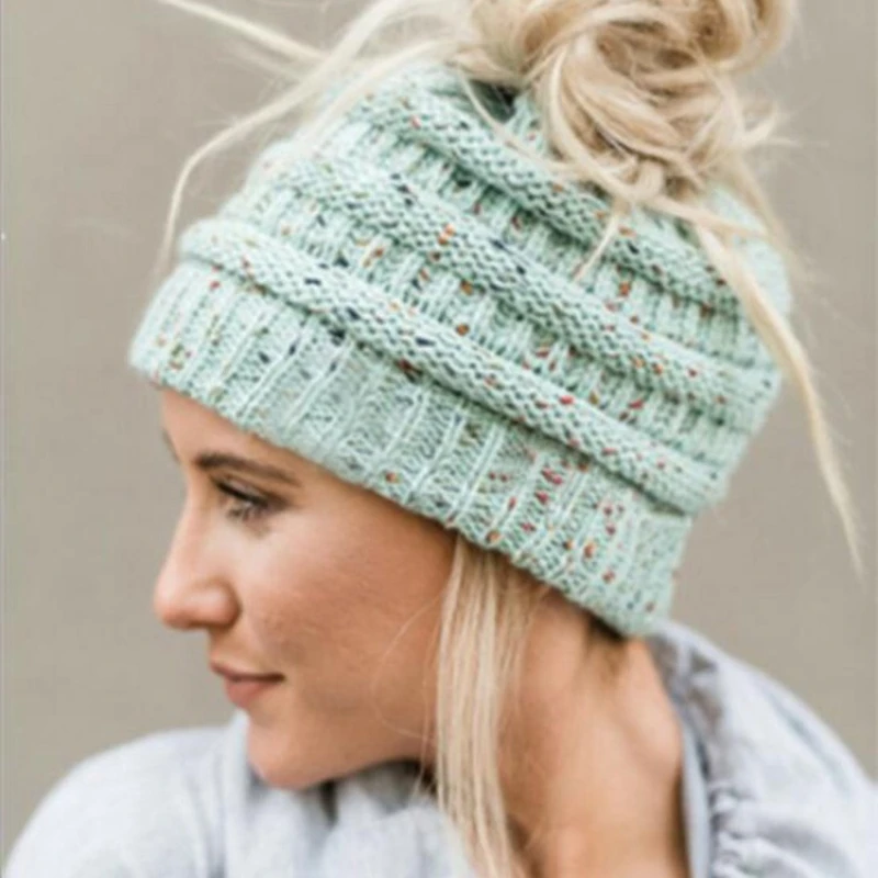 

Winter Warm Knitted Hat for Women Girls Hat Knitted Beanies Cap Hat Soft and Comfortable Winter Thick Women Skullies Beanies New