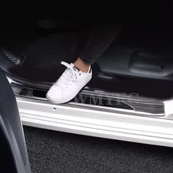 Door Sill Inside Scuff Plate Cover Child Anti-Dirty Pad Bumper Protector Accessories For Toyota Corolla E210 2019-2023 2024
