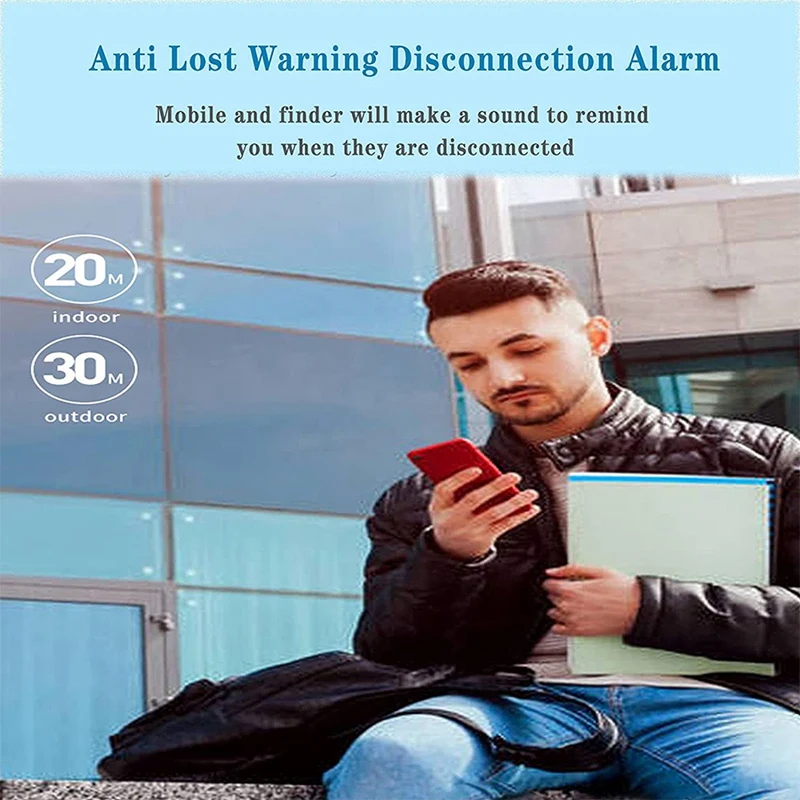 GPS Tracking Device for Children, Key Finder, Bluetooth Tracker, Item Locator, App Control, Fit para Chaves, Animais de estimação, Telefone, Carteira, Crianças, 4 Pack