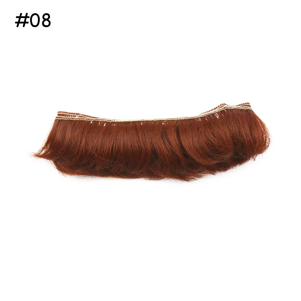 

5CM DIY Accessories 1/6 1/4 1/3 Short Curly Wigs Doll Fringe Hair Toy Toupee Mini Tresses