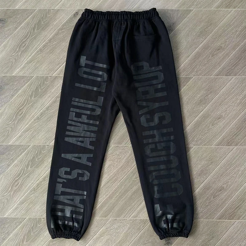 هذا مجموعة رهيبة من السعال شراب هوديي Sweatpants صورة حقيقية شعار يطبع بلوزات الرجال النساء الشارع الشهير ملابس رياضية مجموعة