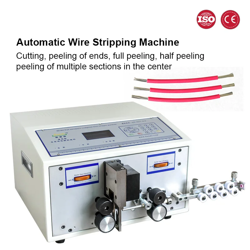 

SWT508ES 0.1-10mm² Computer Automatic Wire Stripping Machine Twisted wire Cutting Cable Crimping and Peeling machine