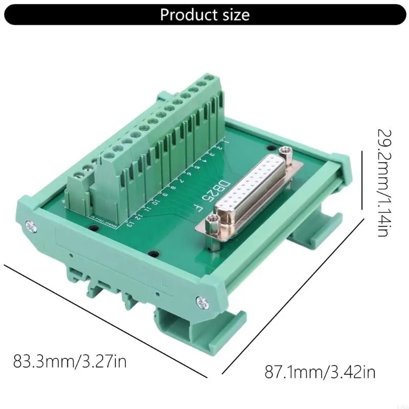 Plugs and Play PLC Interfaces Board DB15 DB25 DB37 DB44 DB50 DB62 DB78 Male Female Connector for Communication Wiring 