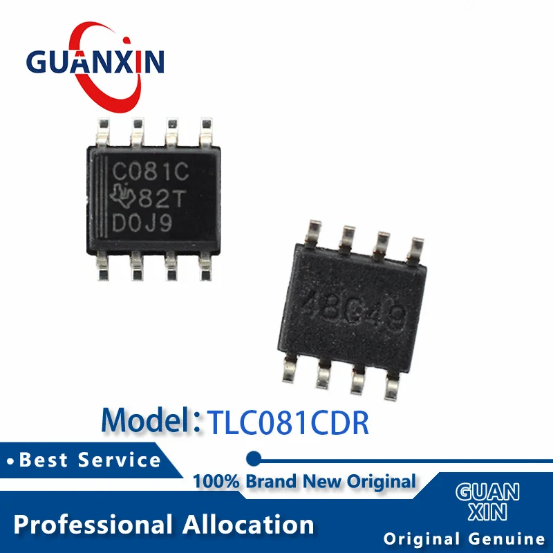 

100% New electronics TLC081CDR TLC081CD SOIC-8 Marking C081C TLC081