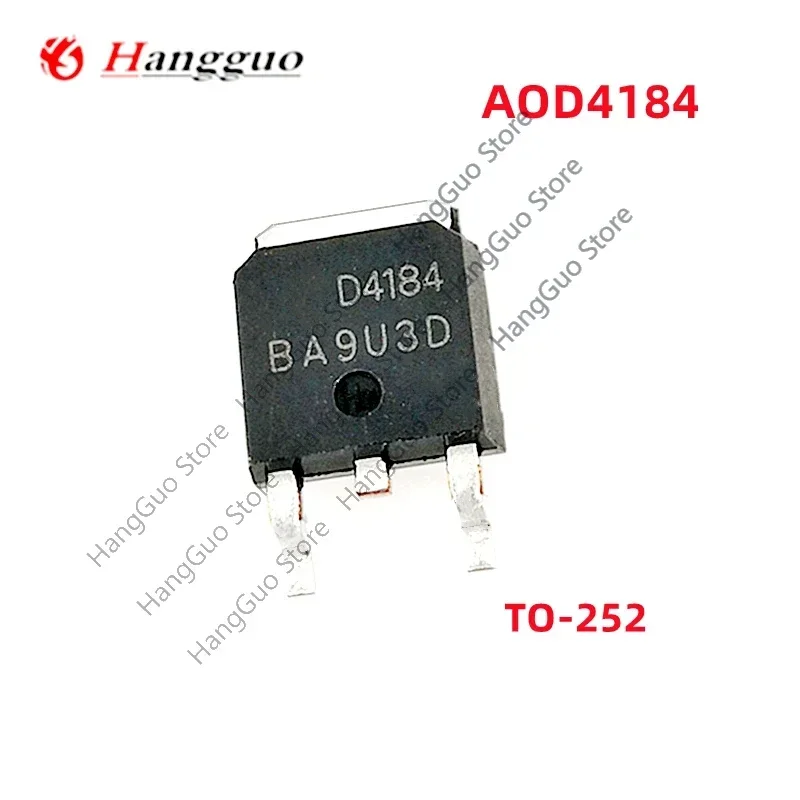 50pcs/Lot Original AOD4184A TO-252 D4184A TO252 AOD4184 D4184 40V/50A Best quality