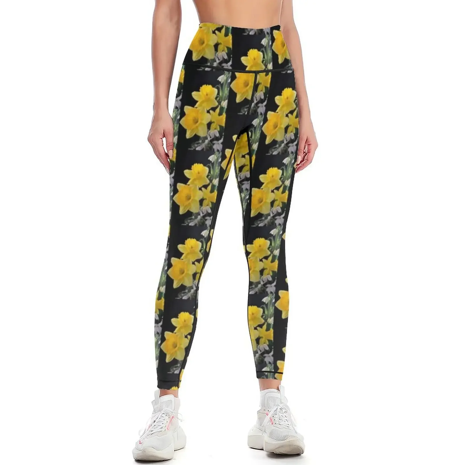 

Daffodils Leggings jogging pants Women's push up gym pants Sports pants woman Womens Leggings