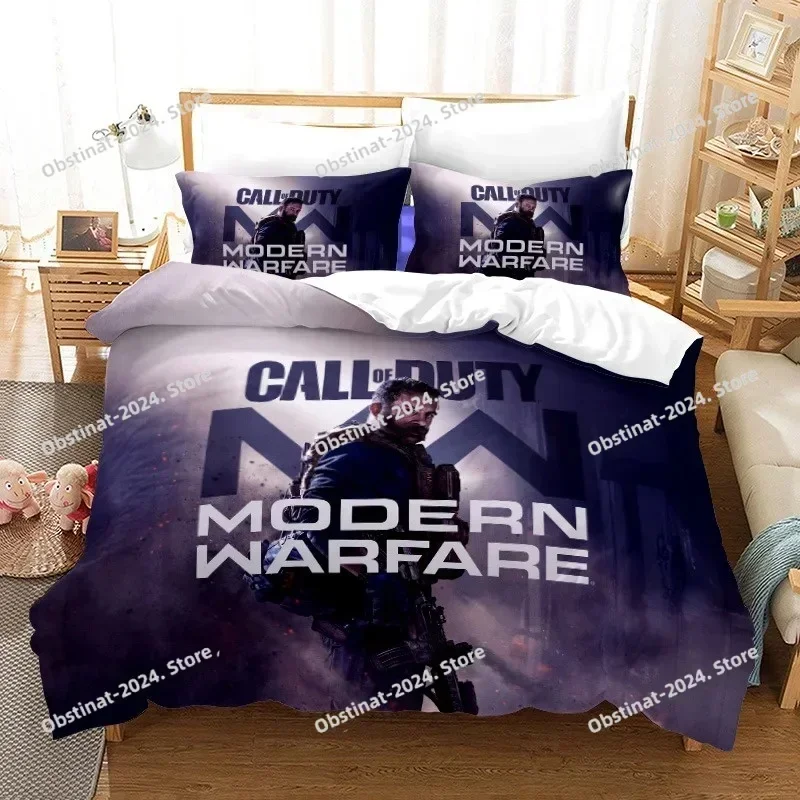 Call of Duty Warzone Bedding Set Single Twin Full Queen King Size Game Bed Set Aldult Kid Bedroom Duvetcover Sets 3D Print