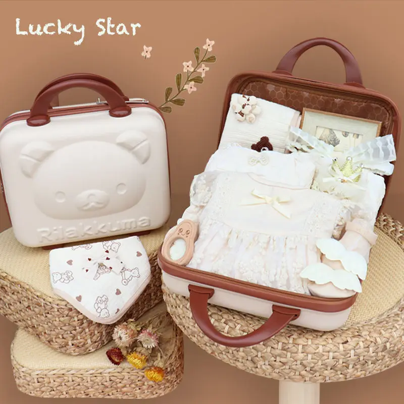 Newborn baby clothes gift box, newborn suit, gift giving, high-end full moon, Baby girl clothes setsl, face-to-face gift, summer