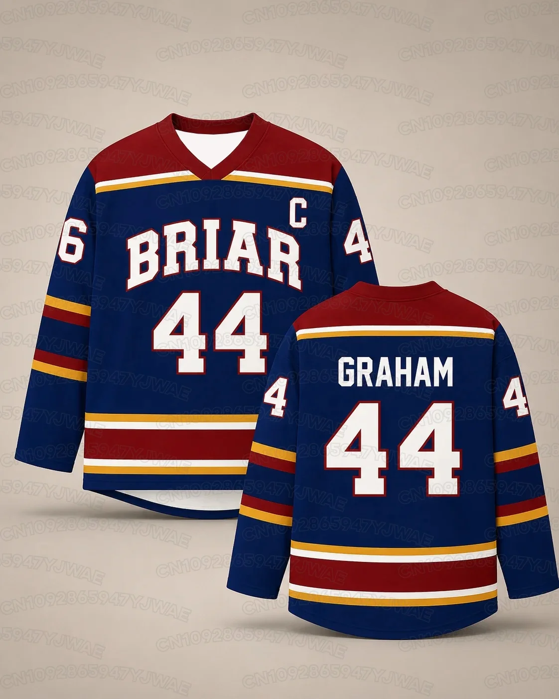 2026 Men's Women's Off Campus TV Series Hockey Jersey Graham Logan Di Laurentis Tucker Merch Shirt Long Sleeve T-shirt