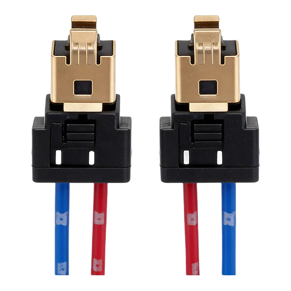 High Quality Light Socket Harness Socket Wiring Lamp Holders Harness Connector 2PCS Adapter Copper Core Car Accessories