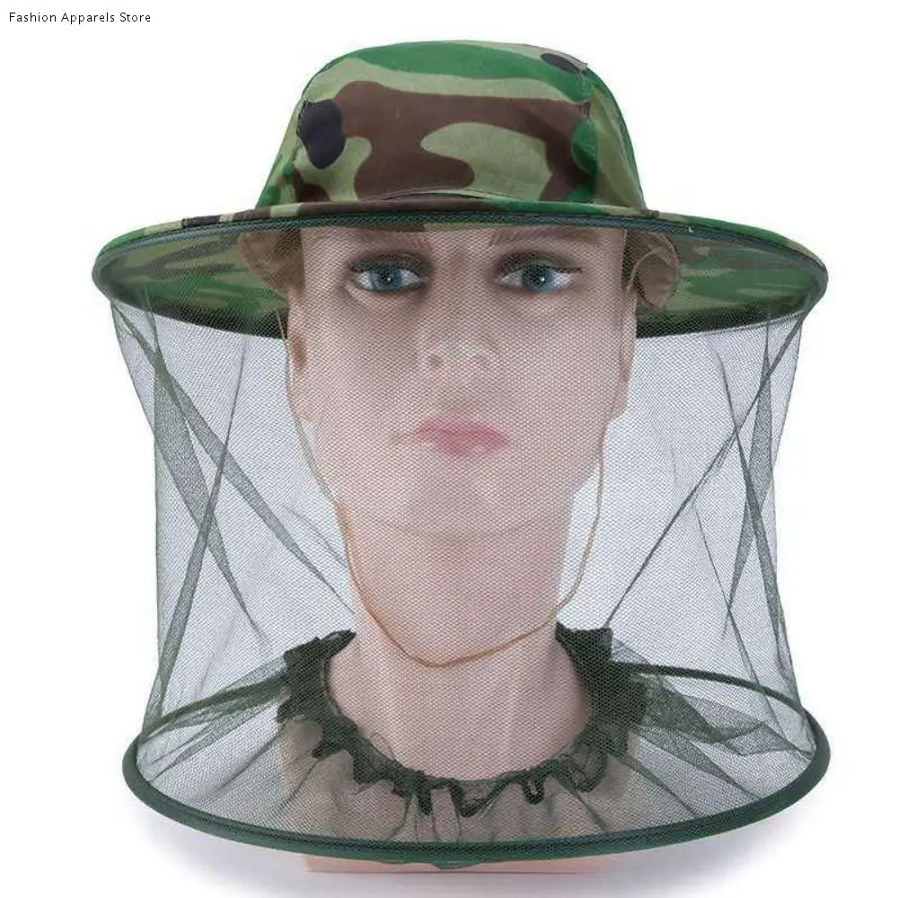 

Cap Outdoor Equipment Anti Mosquito Head Face Protector Mosquito Net Hat Insect Mesh Hat Anti Bee Hat Outdoor Fishing Sun Cap