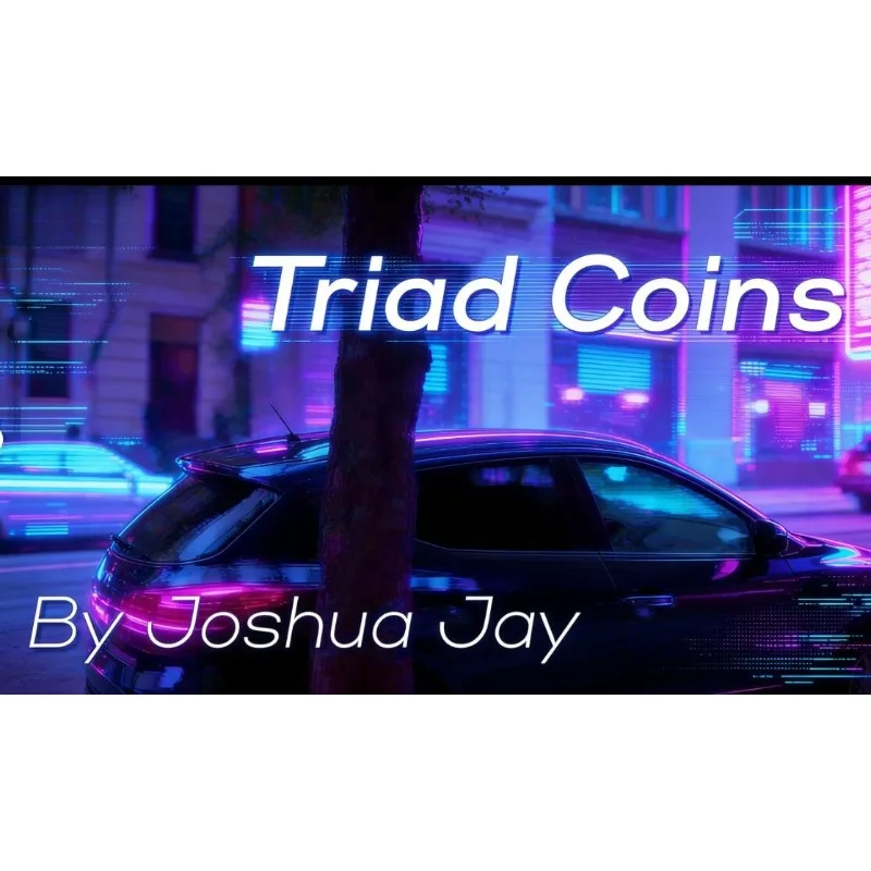 

Монеты Triad (трюк с монетой Walking Liberty Half Dollar) для фокусов крупным планом, магия исчезновения монет, реквизит для фокусников, аксессуар для иллюзий