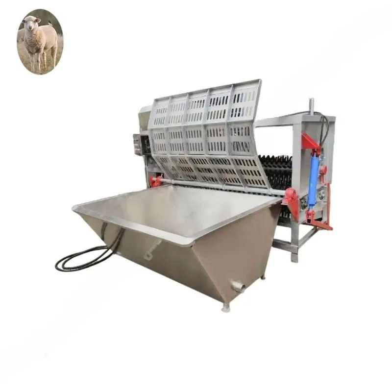 Customizable Integrated Sheep Scalding And Plucking Machine Combined Sheep Washing Wool Remover With Water Tank