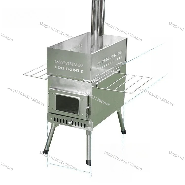 

Уличная дровяная печь для 4-сезонной сухой сауны, портативный стол и складной