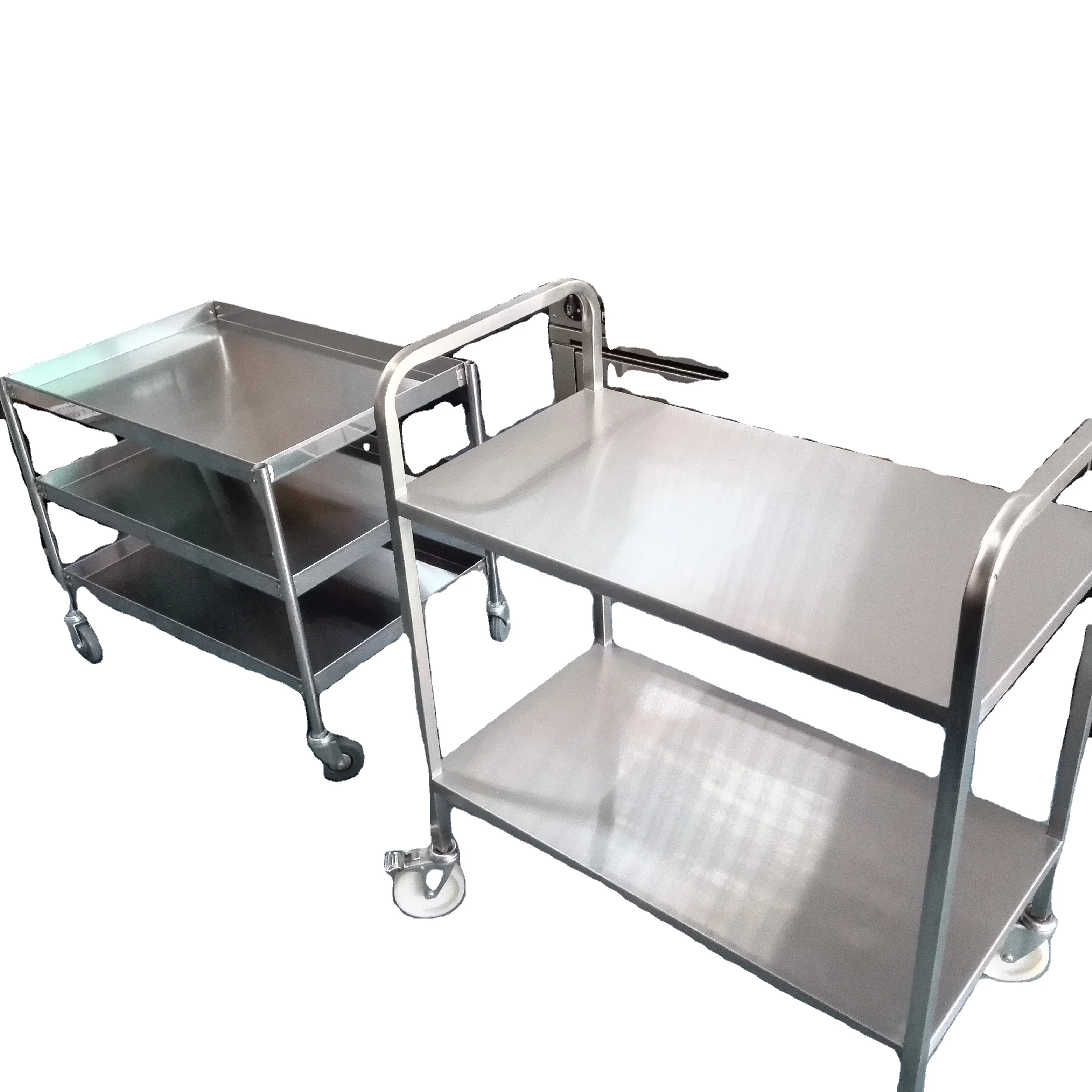 

Коммерческая ресторанная кухня Тяжелая 2- или 3-слойная тележка из нержавеющей стали