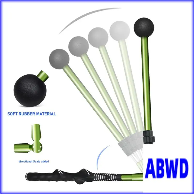 WD-Golf Swing Trainer Exerciser Aid قابل للتعديل لتدريب الجولف لتحسين المفصلي الساعد دوران الكتف #5