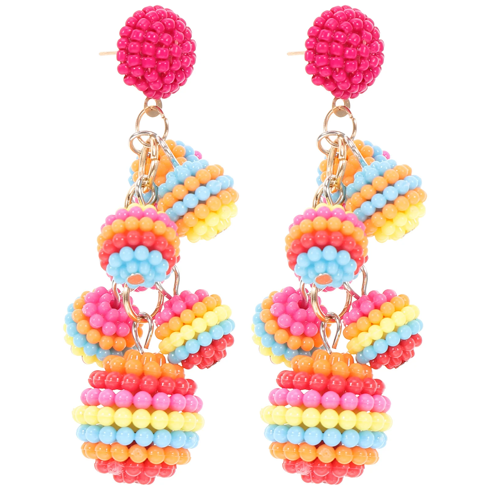 

Grape Dangling for Women Design Sensory Trendy Fruit Jewelry Drop Statement Lightweight Sweet Fashion Drop Earrings Dangle