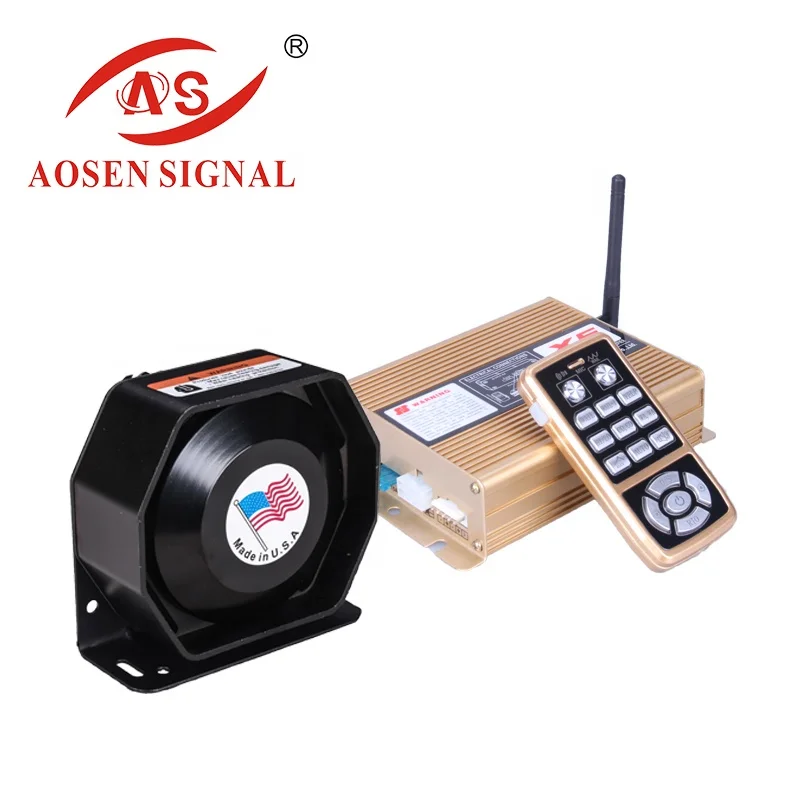 

Aosen AS-X5 S 12V 24V 600W Auto Car fire alarms siren