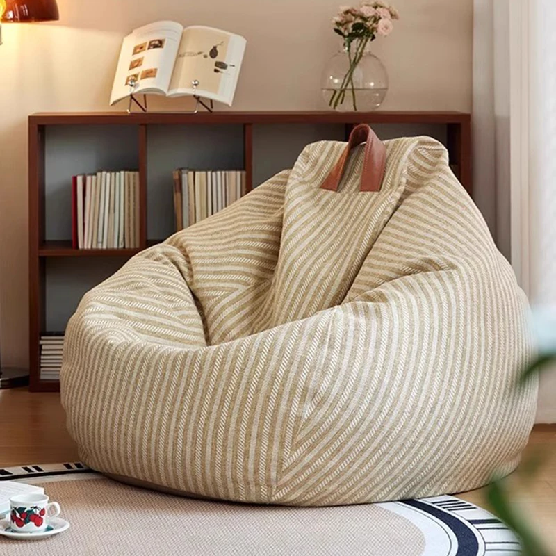 Funda Vintage Bean Bag Sofas Mid Century Modern Italian Living Room Sofa Minimalista Ergonomic Canape Salon Prefabricated House