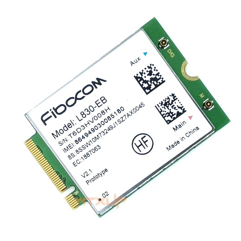 L830-EB LTE 4G módulo sem fio 4G WWAN Cartão para THINKPAD X380 T480s T480 X280 T580 L580 L480 S1 gen 4