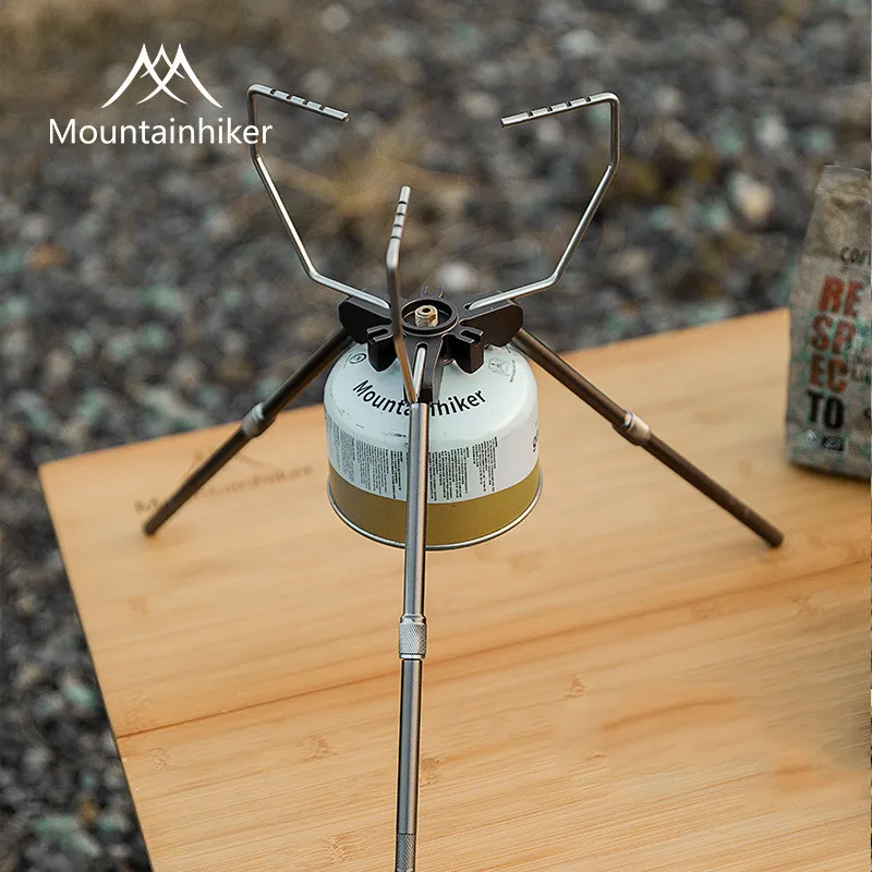 

Outdoor Camping Gas Tank Holder Mountainhiker Collapsible Portable Stove Base Triangle Fixed Stable Model Dragon Claw Holder