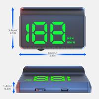 Universal Car HUD GPS HUD Digital Speedometer for All Car Truck Plug and Play Auto Part