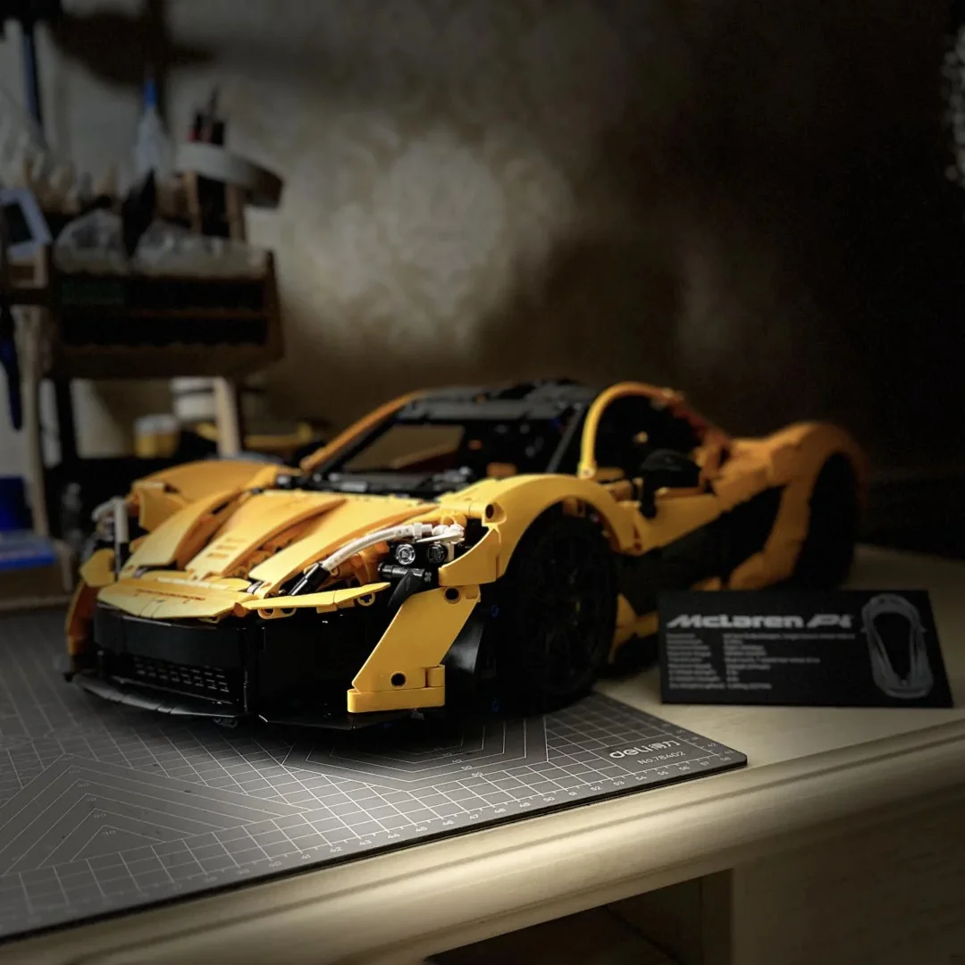 3893 Uds. Bloques de construcción técnicos MOC McLaren P1 modelo Compatible con 42172 coche deportivo de juguete para adultos regalo de Navidad para niños