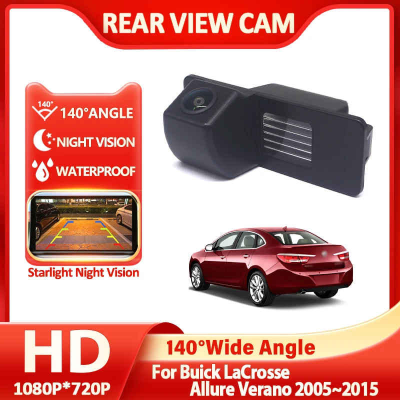 140° HD 1080P Car Rear View Camera Night Vision Reverse CCD For Buick LaCrosse Allure Verano 2005~2010 2011 2012 2013 2014 2015
